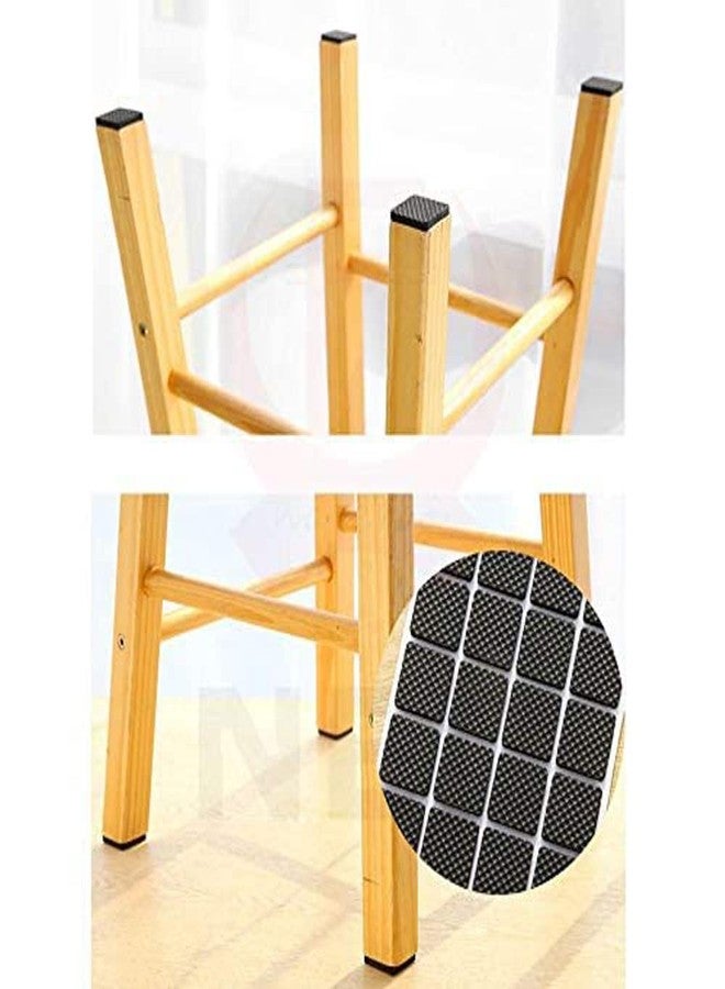 Prostuff.in Furniture Silicone Protection Cover || Square Shaped Furniture Floor Scratch Protection for Sofa, Office Chair, Table Balance Pad Noise Insulation Pad Floor 1.8 CM Black Color, 32 Pcs - Image 4